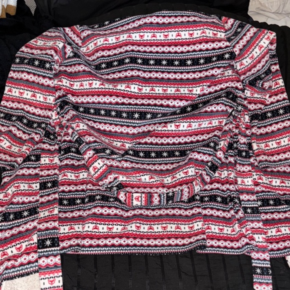 Torrid Multicolor Patterned Fleece Robe - Picture 3 of 3